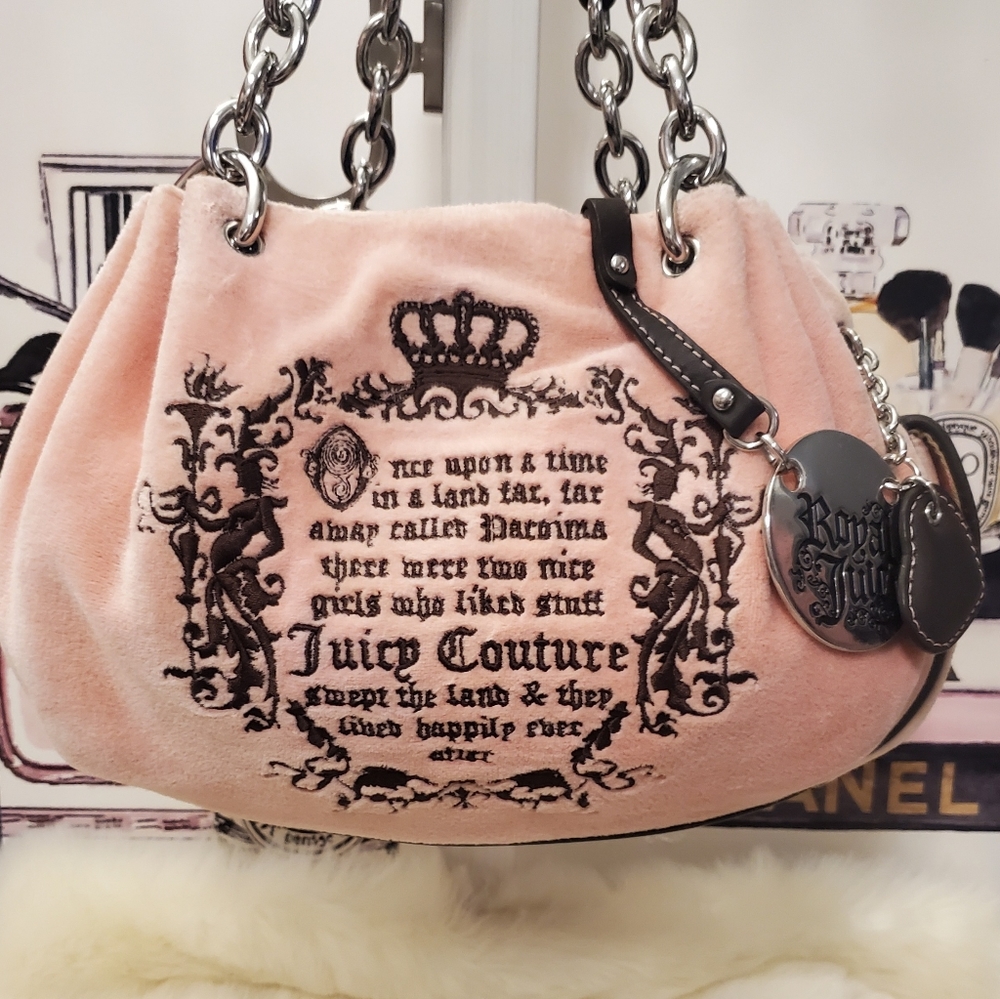 ***SOLD***Juicy Couture Pink "Fairytale" Hobo Handbag! - Picture 2 of 9
